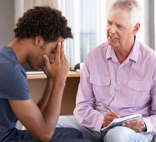 therapist and addict on therapy
